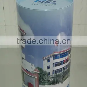 Big Round Garbage Tin Container thumbnail-1