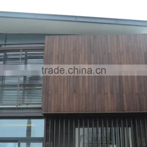 Chinese Factory Made Good Price Outdoor Strand Woven Bamboo Wall Panel Strips in Light Chocolate Color---KE-OS0888 thumbnail-5