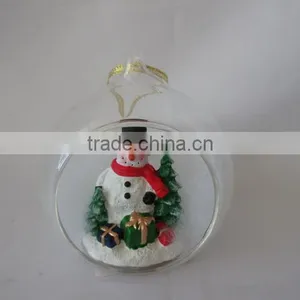 Crystal Balls Dollarma One Dollar Cheapest XMS Christamas Bear Deer Santa SnowFlake Glass 156049-15054 thumbnail-1