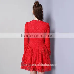 Women Clothing Winter Bottoming Dress Woman European Size Dress thumbnail-3