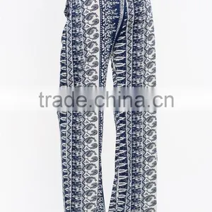Best Selling Ladies Wide Leg Casual Boho Pants OEM Service thumbnail-5