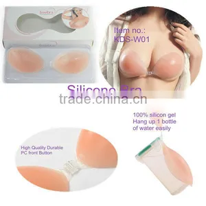 Push up Strapless Backless Invisible Bra,silicone Bra thumbnail-1