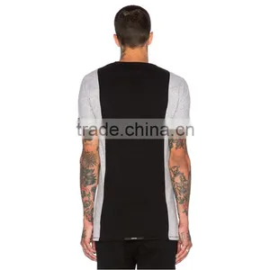 Wholesale Slim Fit t Shirt for Men Blank Scoop Neck t Shirts Cheap Tshirt thumbnail-3
