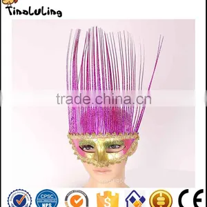 2017 Hot Sale New Design Shiny Halloween Party Adult Italian Venetian Face Masks thumbnail-4