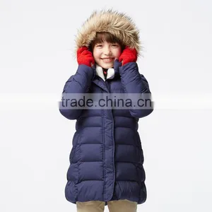 Girls Fake Fur Hood Warm Padded Coat thumbnail-1