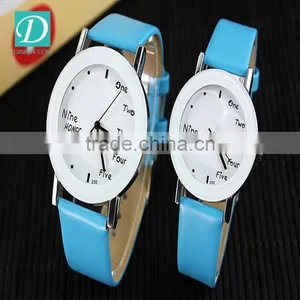 2016 Colorful Geneva Leather Casual Quartz Watch Student Wrist Watch thumbnail-5