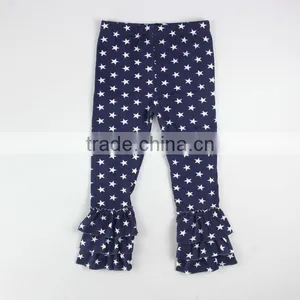 2015 New Arrival Summer Tiny Spot Ruffle Fashion Pants thumbnail-2