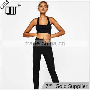 New Technical Top With Slogan Women's Black Racerback Sports Tank Tops thumbnail-1