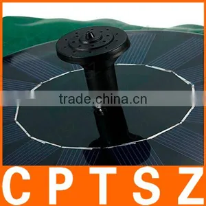 Floating Lotus Leaf Shape Solar Power Energy Decorative Waterfall Pump Fountain for Pond Birdbath Pool Garden thumbnail-2