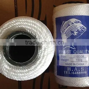 Factory 100%Polypropylene Wear Resistant Fishing Net Rope Twine thumbnail-3