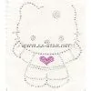 Hello Kitty Cartoon Rhinestone Hotfix Design thumbnail-1