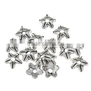 New 2017b New Design Tainless Steel Bead Cap With Zinc Alloy Flower Good Sale on Market thumbnail-1