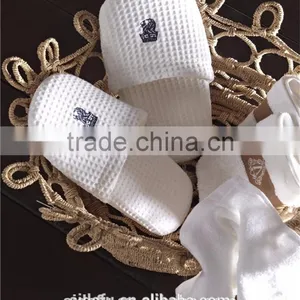 Personalized Closed Toe Disposable Hotel Waffle Slipper thumbnail-1