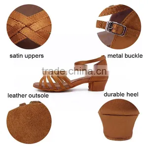 China Ladies Ballroom Salsa Dancing Shoes Cheap Latin Dance Shoes thumbnail-4