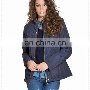 New Arrival Outdoor Corporate Latest Quilted Jacket Designs for Women Winter thumbnail-2