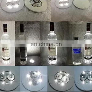Blue Laser Light Coasters Glow Bar Products Promotional Flashing Items thumbnail-4