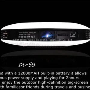 Wejoy DL-S9 Mobile Projector Mini Smart Portable Projector Built in Android System HD 1080P Home Theatre thumbnail-2