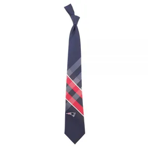 Silky Finish Purple Mens Silk Necktie Satin Knit thumbnail-1