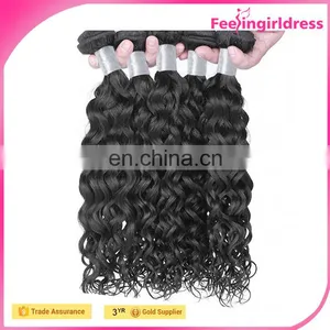 Fashion Hairstyle Black Natural Curly Real Sew In Human Human Extensions thumbnail-4
