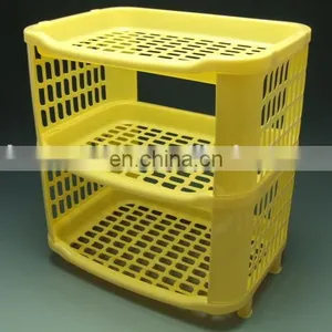 2014 New 3-layer Plastic Kitchen Vegetable Storage Rack thumbnail-1