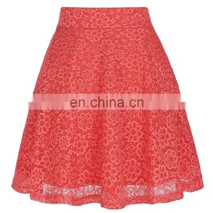 Kate Kasin Women Ladies Floral Pattern Lace Skirt A-Line Latest Skirt Design Pictures KK000445-2 thumbnail-1