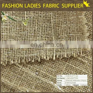 Onway Textile Organic Linen Fabric Wholesale,fabric 50% Linen 50% Cotton thumbnail-6
