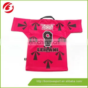 Cheap Wholesale Custom Made Rugby Jersey/ Custom Sublimated Rugby Shirt thumbnail-1