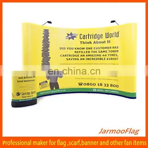 Marketing Curved Portable Pop up Display thumbnail-1