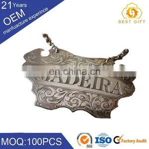 Custom Label Manufactuer Whisky Beer Metal Label thumbnail-5