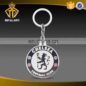 Custom Cut Out Basketball Club Logo Keychain With Split Ring thumbnail-4