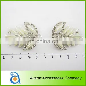 Fashion Pearl Diamante Pair Buckle for Packaging Decoration thumbnail-3