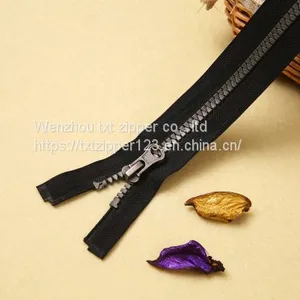 #3 #5 #8 #10 #15 #20 Plastic Zipper With Triangular Teeth Open End thumbnail-4
