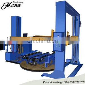 Automatic Film Pallet Packing and Wrapping Machine/Automatic Turntable Pallet Stretch Packer/wrapper thumbnail-5