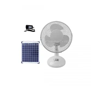 12 inch rechargeable fan with light 1