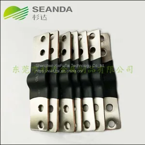 Flexible Insulated Copper Laminated Busbar for Lithium Battery With Heat Shrinkable Tube thumbnail-4