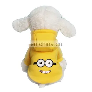 Hot Selling Pet Hoodie Cartoon Printing Dog Clothes 4 Legs Cotton Puppy Hoodies Coat Sweater thumbnail-1