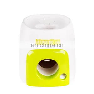 Nontoxic Interactive Training Reward Machine Smart Pet Dog Food Spiller Tennis Ball Feeder Toy thumbnail-3