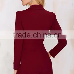 Low V-lapel Zip/hook Closures At Waist & Light Padding At Shoulders Suit Romper thumbnail-4