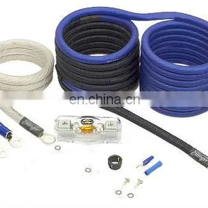 4 Gauge High Power Cable 18 Gauge Trigger Wire Fuse Spade Terminals Car Amplifier Kit Aisen Car Audio Cable thumbnail-2
