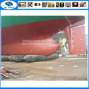 2m x 20m Air-Tightness Marine Launching Ship Airbag Salvage Roller Bags thumbnail-2