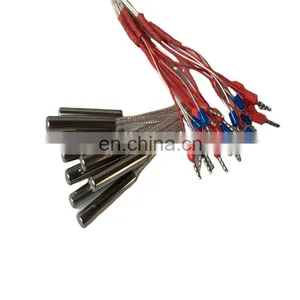 Simple Flanged Armored RTD PT100 Temperature Sensor for Pipe, Food Machinery, Thermal Power thumbnail-1