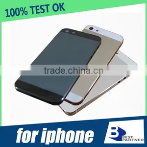 High Quality for Iphone 5 Back Cover Housing Gold Color thumbnail-1