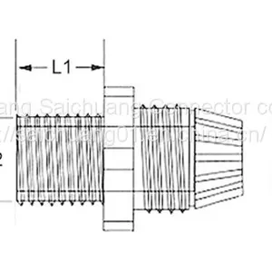 Metric Cable Gland Long Thread thumbnail-1
