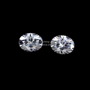 Moissanite 1 Carat D Color Loose Moissanite Stone Oval Excellent Cut 5x7mm VVS1 For Engagement Ring Bead For Jewelry Making thumbnail-1