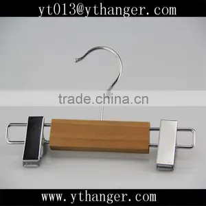 CY-277 Novelty Baby Natural Wooden Kids Clothes Hangers thumbnail-2