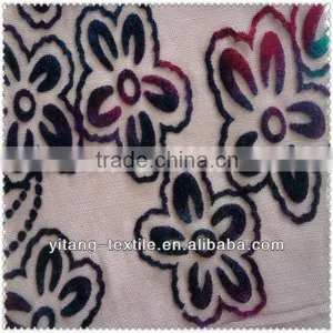 Jersey Knit Fabric Burnout thumbnail-1