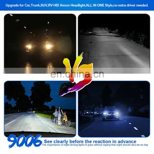 9006 High Power 80W LED Headlight Bublbs All-in-One Conversion Kit 8000 Lumen Headlamp For Upgrade Cars thumbnail-5