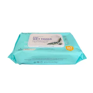 Manufacturers Custom Logo Cute Baby Wet Tissue thumbnail-1
