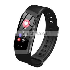 SANDA E18 Men Lady 2019 Top Sale Blood Pressure Heart Rate Monitor Smart Watch Sports Hand Watch Phone thumbnail-4