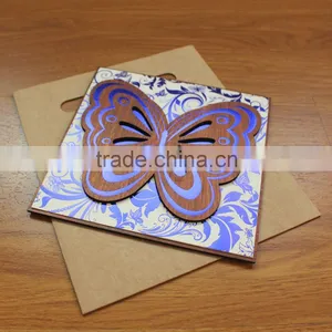 Top Quality Animal Theme Royal Butterfly Wedding Invitation Card Stock thumbnail-6